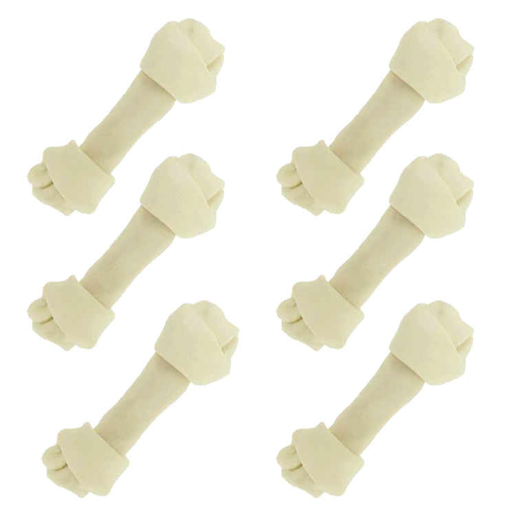 Rawhide Dog Bones - Small 6 Pack